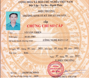 Làm Chứng Chỉ Nghề Hàn Lấy Ngay Tại Làm Bằng Đại Học