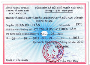 Làm Chứng Chỉ Phòng Cháy Lấy Ngay Tại Làm Bằng Đại Học