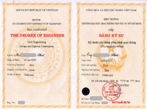 Thông tin về các loại tem bằng cấp và phôi