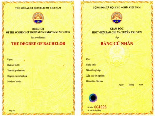 Chi tiết bảng giá dịch vụ làm bằng tại cơ sở của Làm Bằng Đại Học