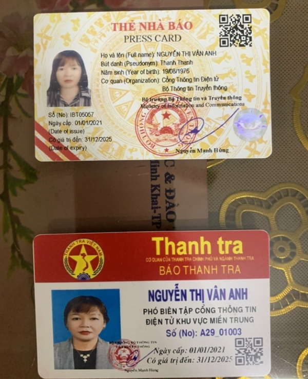 Vì sao cần làm thẻ nhà báo giả?