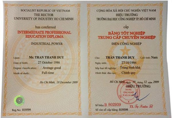 LÀM BẰNG TRUNG CẤP GIẢ PHÔI THẬT KHÔNG CẦN CỌC TOÀN QUỐC