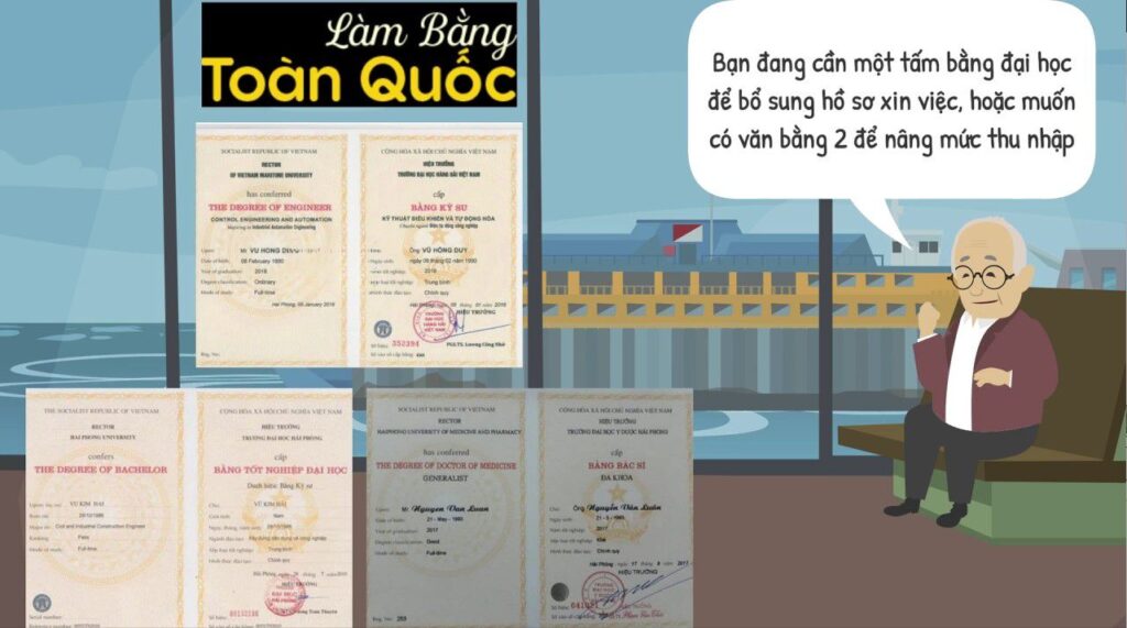 Chuyên Làm Bằng Đại Học Ở Hải Phòng Bao Rẻ Bao Công Chứng