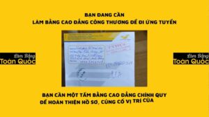 Làm Bằng Trường Cao Đẳng Công Thương Nhanh Chóng, Chất Lượng