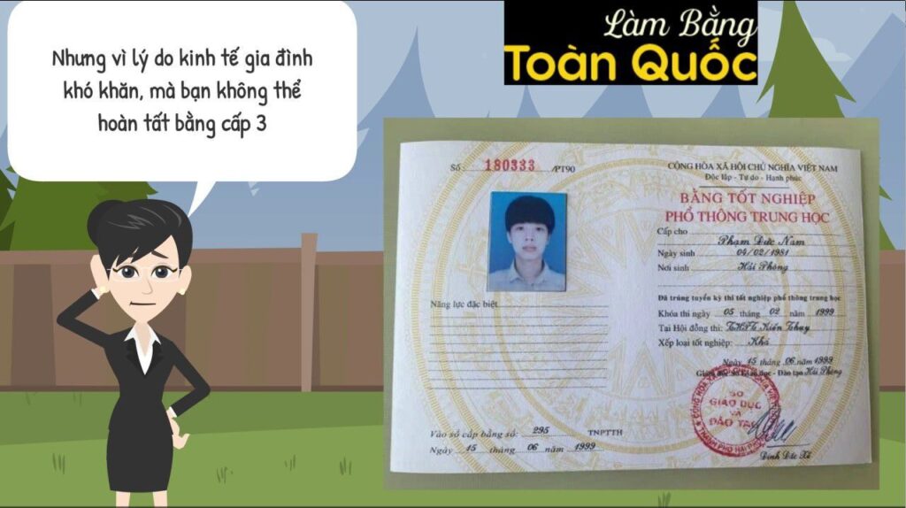 Làm Bằng Cấp 3 Tại Hải Phòng - Bằng Chuẩn Bao Công Chứng