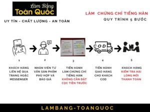 Làm Chứng Chỉ Tiếng Hàn Giá Rẻ, Uy Tín, Không Cần Thi