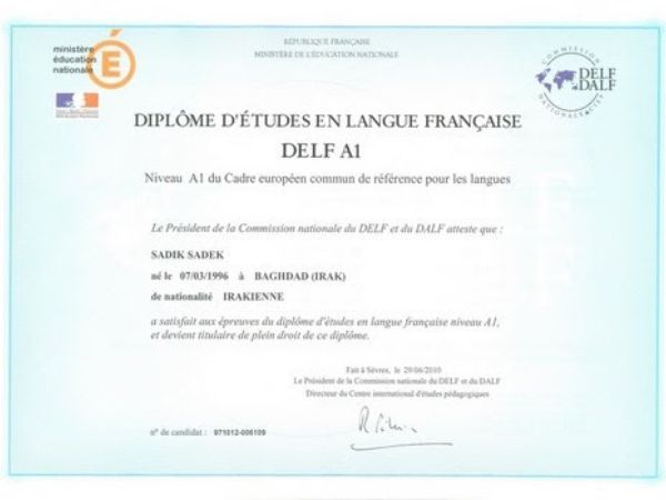Làm chứng chỉ tiếng Pháp DELF (Diplôme d'Études en Langue Française)