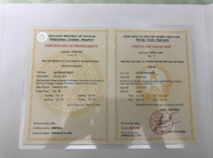 Làm Chứng Chỉ Tiếng Anh Giá Rẻ Uy TÍn - Làm Bằng Đại Học