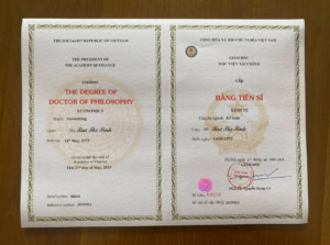 Làm Bằng Thạc Sĩ - Tiến Sĩ Phôi Thật Bao Công Chứng Xin Việc