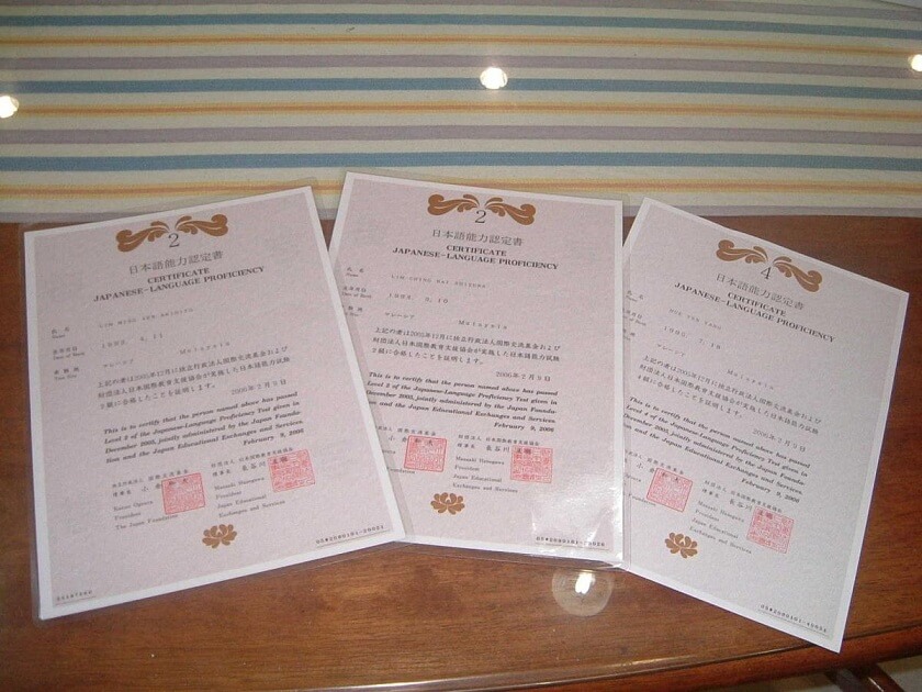 Làm Chứng Chỉ Tiếng Nhật Phôi Thật Chuẩn Xác 100%