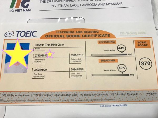 Làm chứng chỉ TOEIC 2 kỹ năng