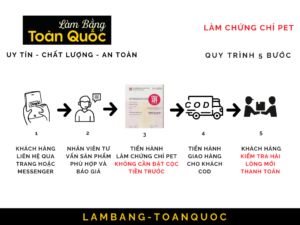 Làm Chứng Chỉ PET Phôi Thật Tại Làm Bằng Đại Học