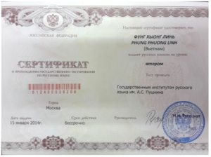 Làm Chứng Chỉ Tiếng Nga C2 (Mastery) - ТРКИ-4 (TRKI-4) Certificate Level 4