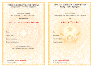Thông tin cần cung cấp để làm bằng đại học