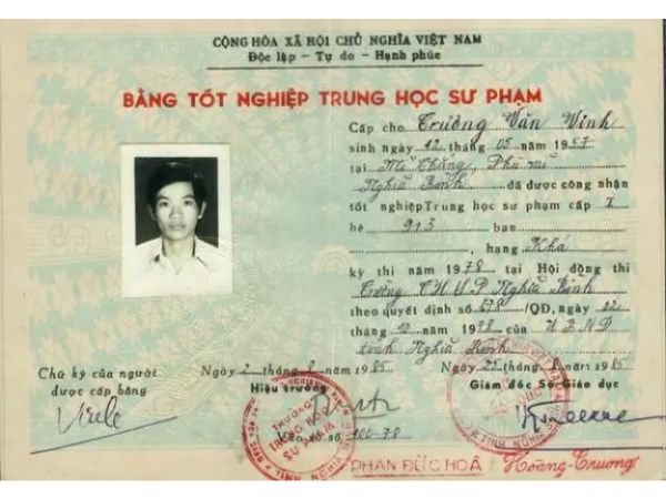 Làm Bằng Cấp 3 Phôi Thật Giá Rẻ Không Cần Học Và Thi
